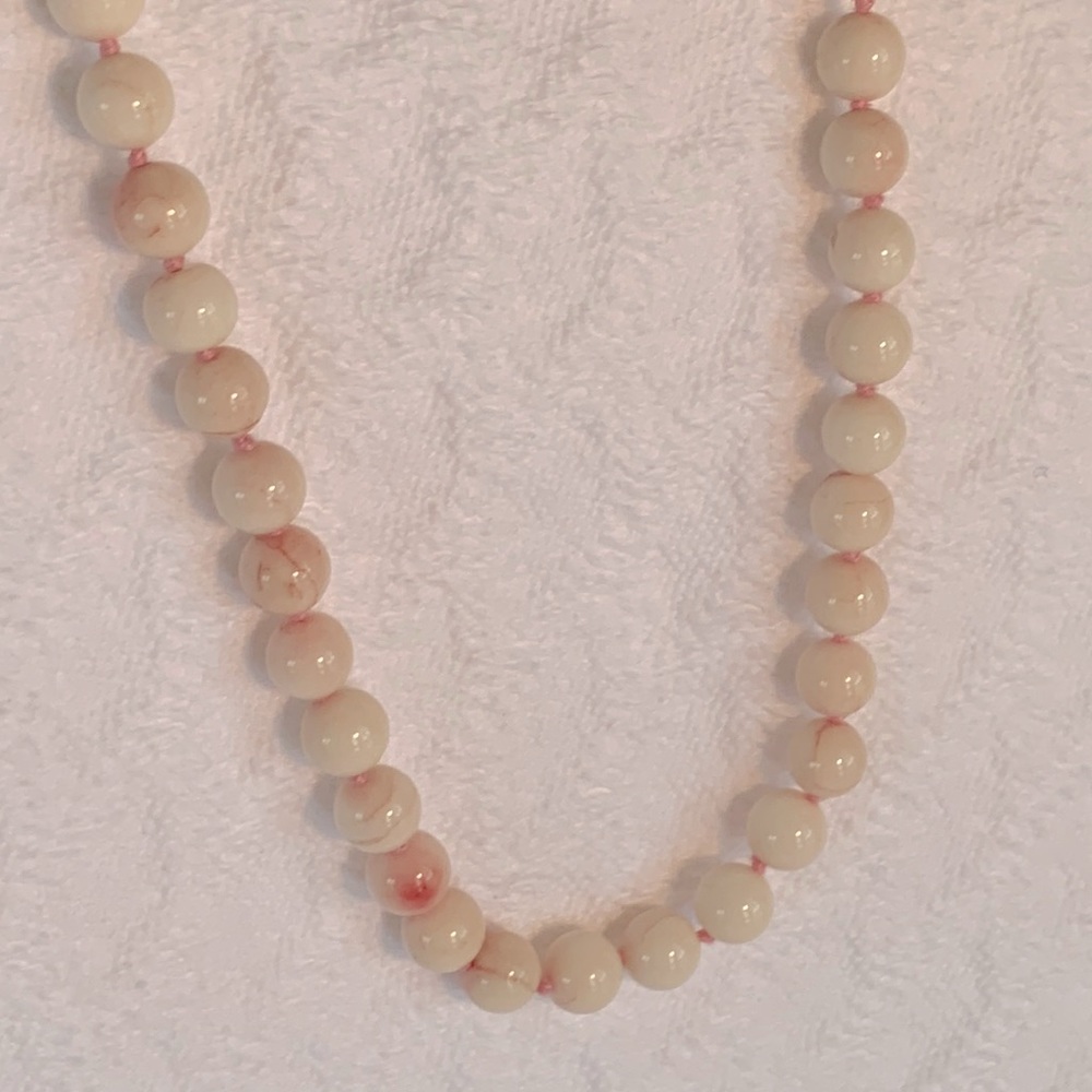 Vintage Polished Quartz Necklace